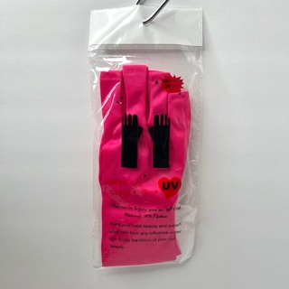 NIP Pink UV Protection Gloves 