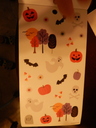 HALLOWEEN FRIGHT STICKERS