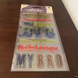 Sticko dimensional brother stickers 