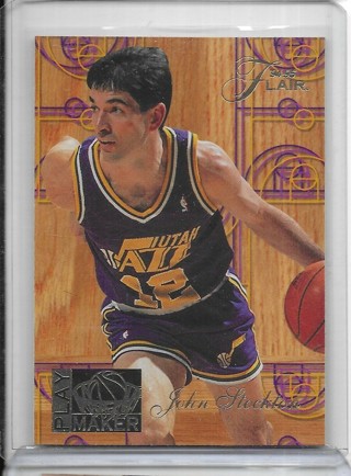 John Stockton 1994-95 Flair Play Maker #9