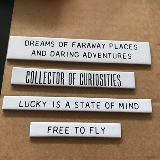 Quote Chips by Tim Holtz for Scrapbooking, Free Mail