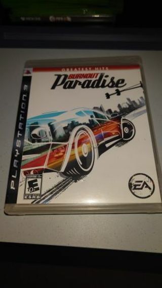 Burnout Paradise damaged case!