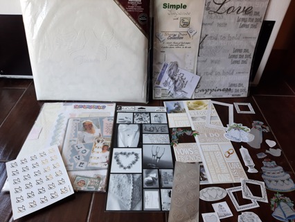 Wedding Scrapbook and Die Cuts and More