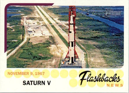 2016 Topps Heritage News Flashbacks #NF-SV - Saturn V Launches A Success September 9 1967