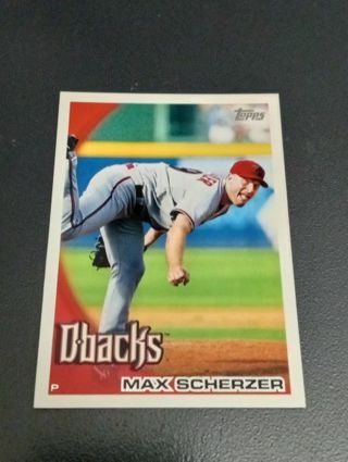 2010 Topps Max Scherzer