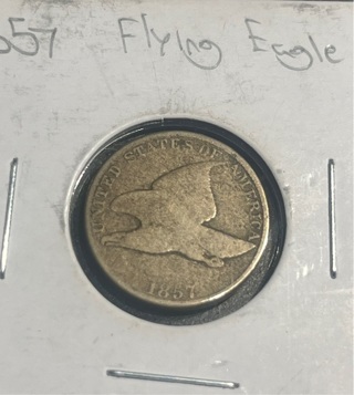 1857 Flying eagle cent