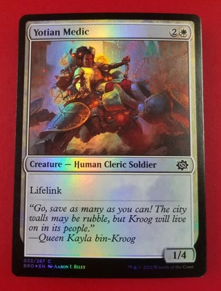 Yotian Medic | FOIL | The Brothers' War | MTG Magic Cards