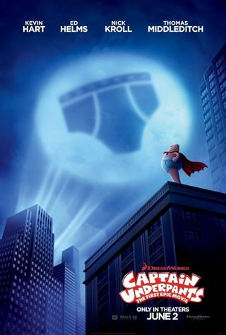 "Captain Underpants The First Epic Movie" HD "Vudu or Movies Anywhere" Digital Code