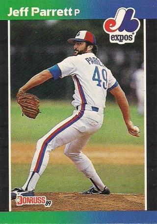 Jeff Parrett 1989 Donruss Montreal Expos