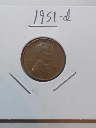 1951-D Lincoln Wheat Penny! 41