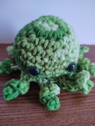 Hand Crocheted Amigurumi Octopus 