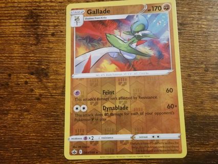 Pokemon Gallade reverse holo rare 081/198