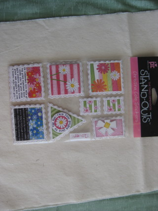 3D stand outs stickers, 9 pcs. NIP, card making, scrapbooking, other crafts.