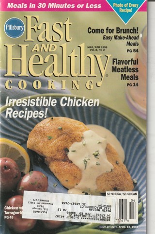 Soft Covered Recipe Book: Pillsbury: Fast & Healthy Cooking