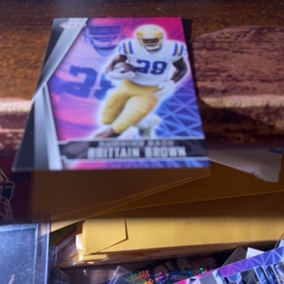 2022 sage brittain brown football card 