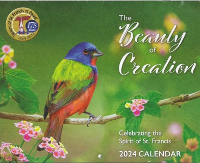 12 Month Calendar - 2024 - St. Francis - Beauty of Creation (L25)