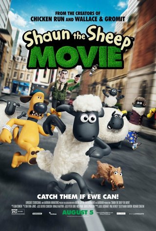 "Shaun The Sheep Movie" SD "Vudu or Movies Anywhere" Digital Code