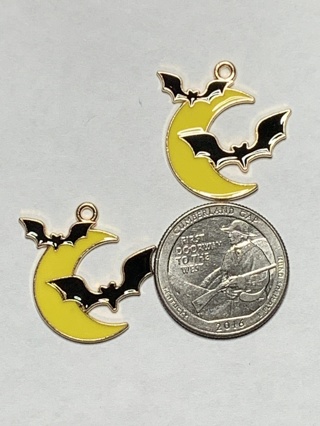 HALLOWEEN CHARMS~#3~SET OF 2 CHARMS~FREE SHIPPING!