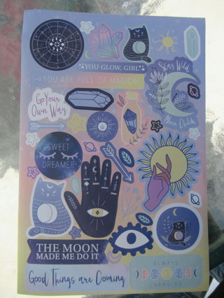 Fun new stickers.  ASTROLOGY themed stickers ~~ So cute!!