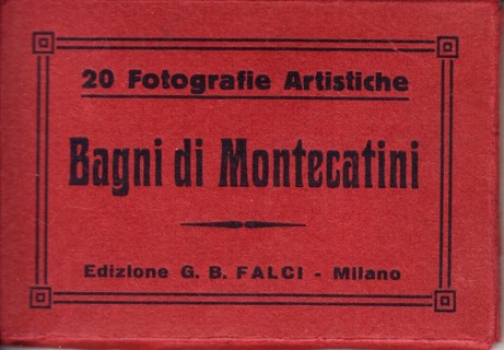 Antique 19 Photos of Bagni di Montecatini, Italy 1920's