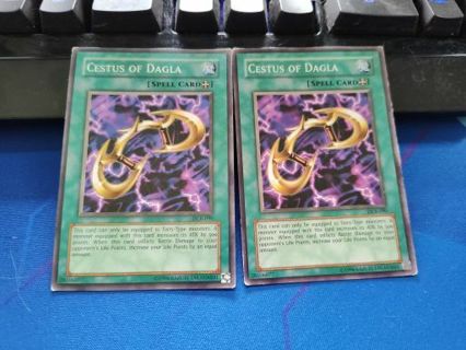 Yu-Gi-Oh unlimited 2x Cestus of Dagla