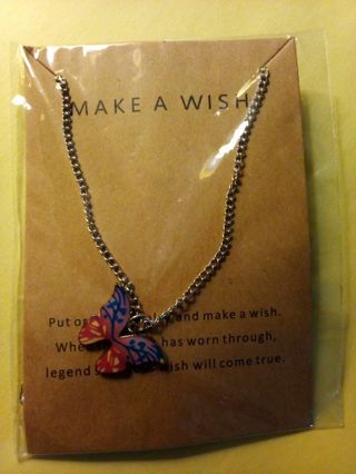 NIP Make A Wish-Butterfly Necklace Read Description before bidding