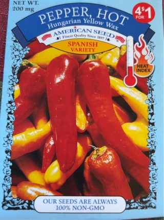 American Seed Hot Pepper seeds