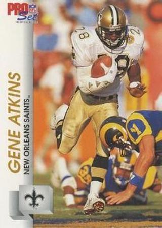 Tradingcard - 1992 Pro Set #581 - Gene Atkins - New Orleans Saints
