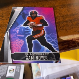 2022 sage Sam noyer football card 