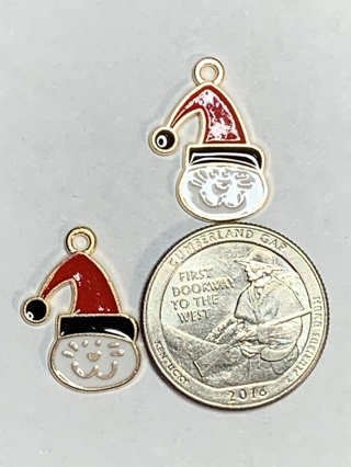 CHRISTMAS CHARMS~#35~SET OF 2 CHARMS~SET 2~FREE SHIPPING!