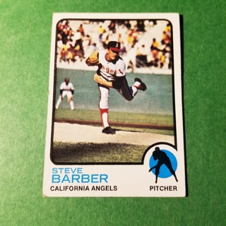 1973 - TOPPS BASEBALL CARD NO. 36 - STEVE BARBER - ANGELS