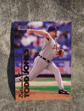 Baseball Trading Card Fleet Todd Jones