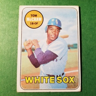 1969 - TOPPS EXMT - NRMT BASEBALL - CARD NO. 388 - TOM McCRAW - WHITE SOX