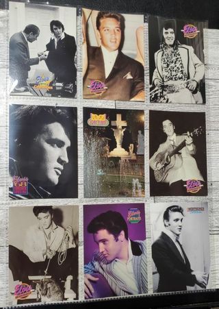 9 Elvis 1992 Cards