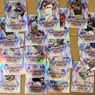 72 assorted 2023 STARS OF MLB, including chromes