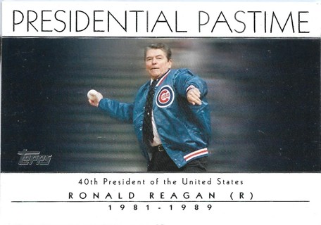 2004 Topps Presidential Pastime #PP39 Ronald Reagan