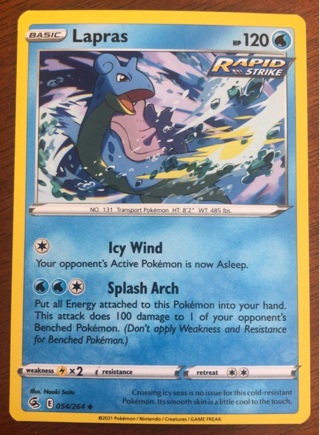 Pokemon Trading Card - Lapras 