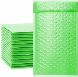 ➡️NEW⭕(1) 4.7x8.2" BRIGHT GREEN BUBBLE MAILER!!⭕