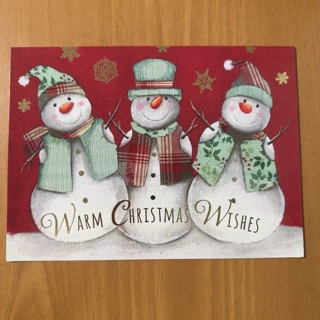 Snowmen Christmas Card 