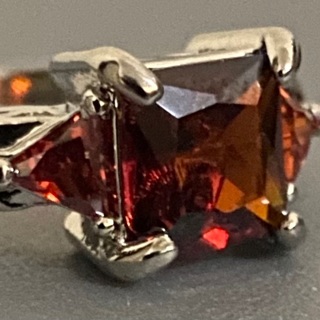 Beautiful Red Costume Ring- Size 8