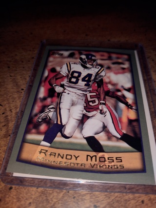 Two Card Lot football  veteran Randy Moss 