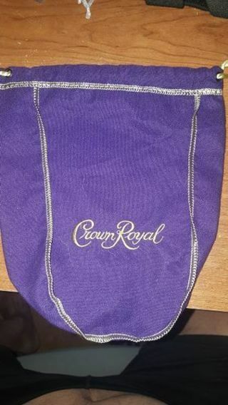 filled with 10 NEW items= NEW 9' cotton velvet CROWN ROYAL BAG=jewelry & more