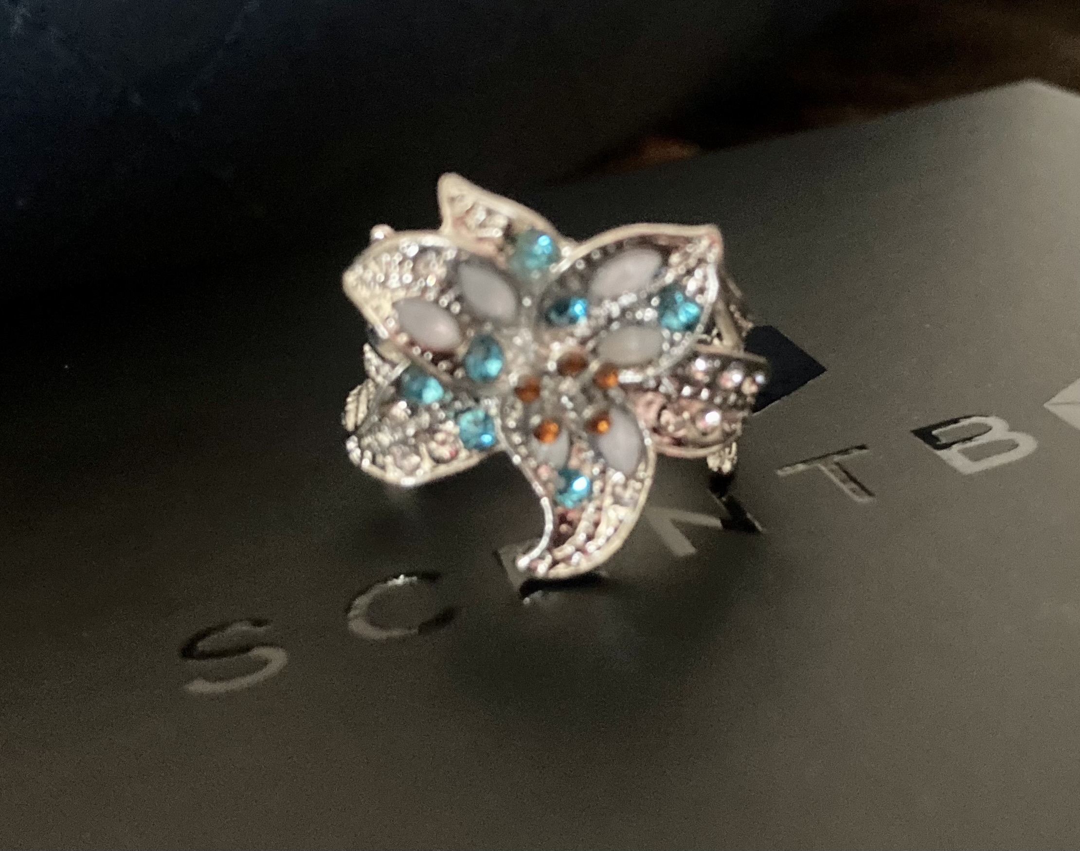 FREE: New: Silver & Opal Ring