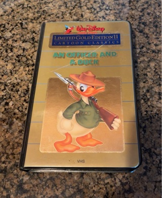 Disney’s An Officer and a Duck VHS