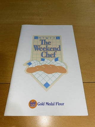 Vintage 1986 The Weekend Chef Gold Medal Cooking Cookbook Recipes