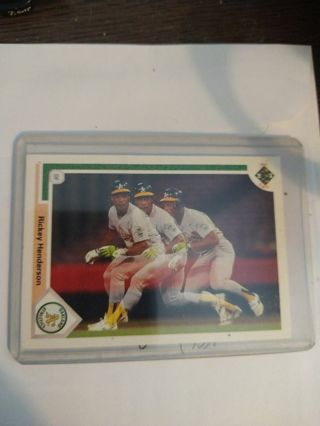 Rickey Henderson 2 Pack Score and Upper Deck