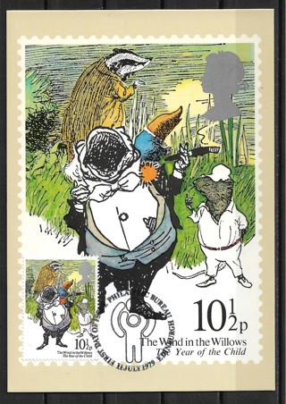 1979 Great Britain Sc868 The Wind In the Willows maxi card