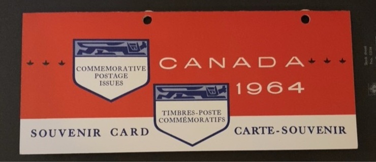 Canada Commemorative Postage Issues Souvenir Card 1964