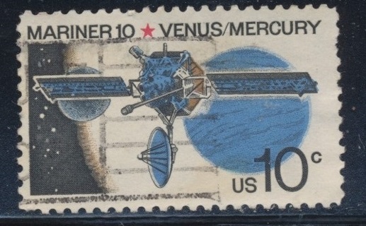 United States:  1975, Mariner 10, Venus and Mercury, Used, Scott # US-1357 - US-5330v