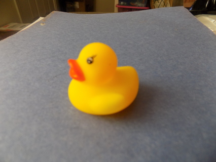 Tiny 1 inch yellow rubber duckie# 2